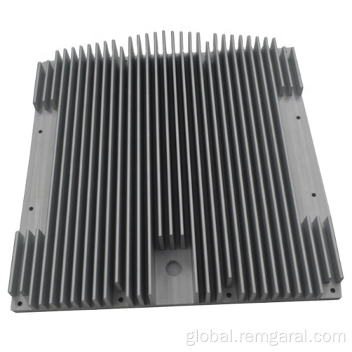 Black Large Heatsink custom extrusion aluminum black large heatsink Supplier